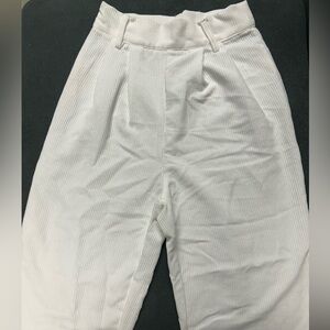 Shein white corduroy pants